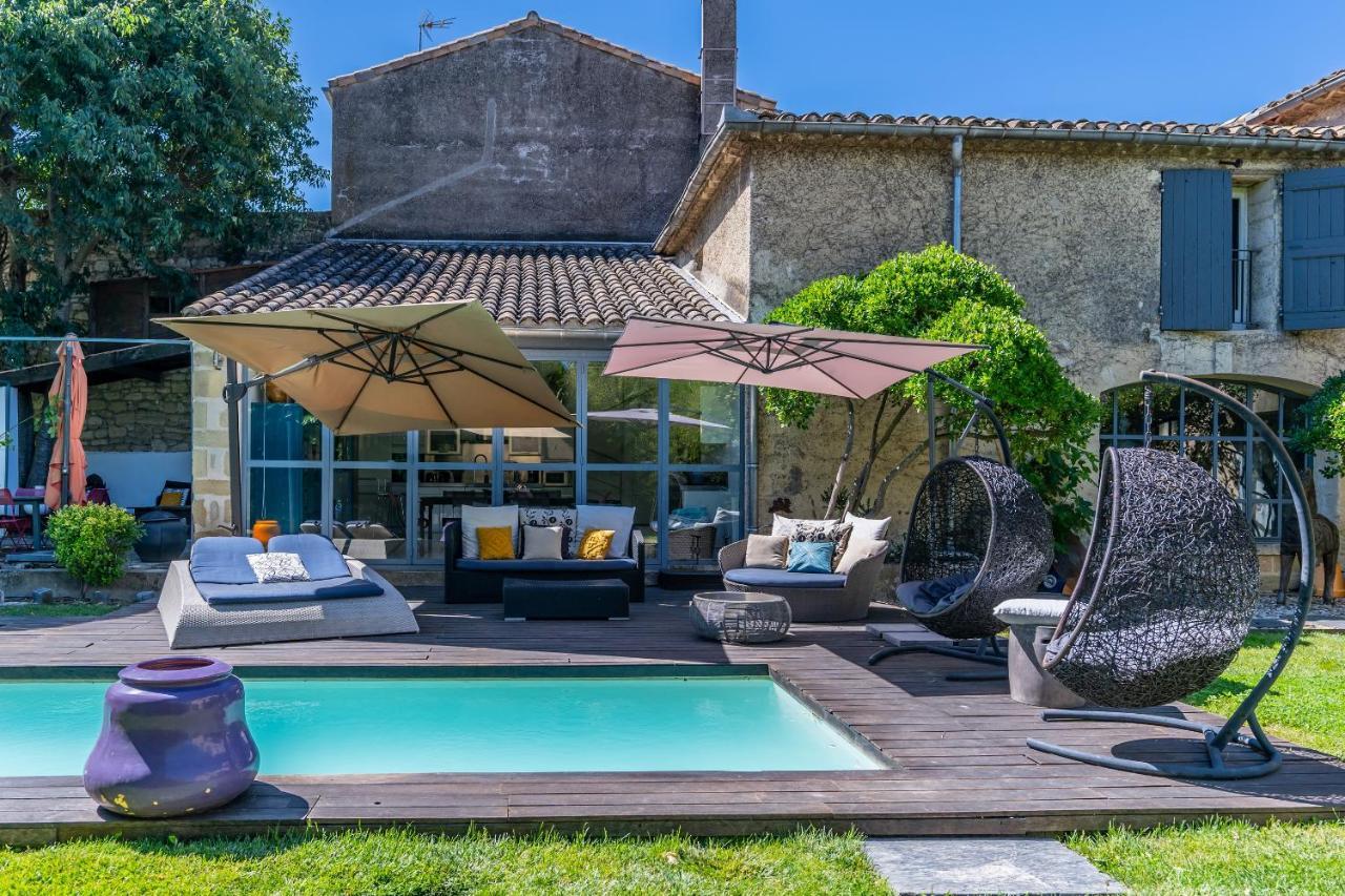 Mas Bleu Villa Sommières Exterior foto