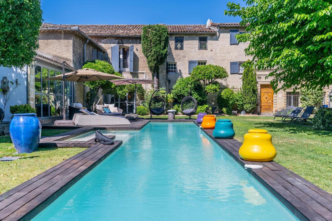 Mas Bleu Villa Sommières Exterior foto
