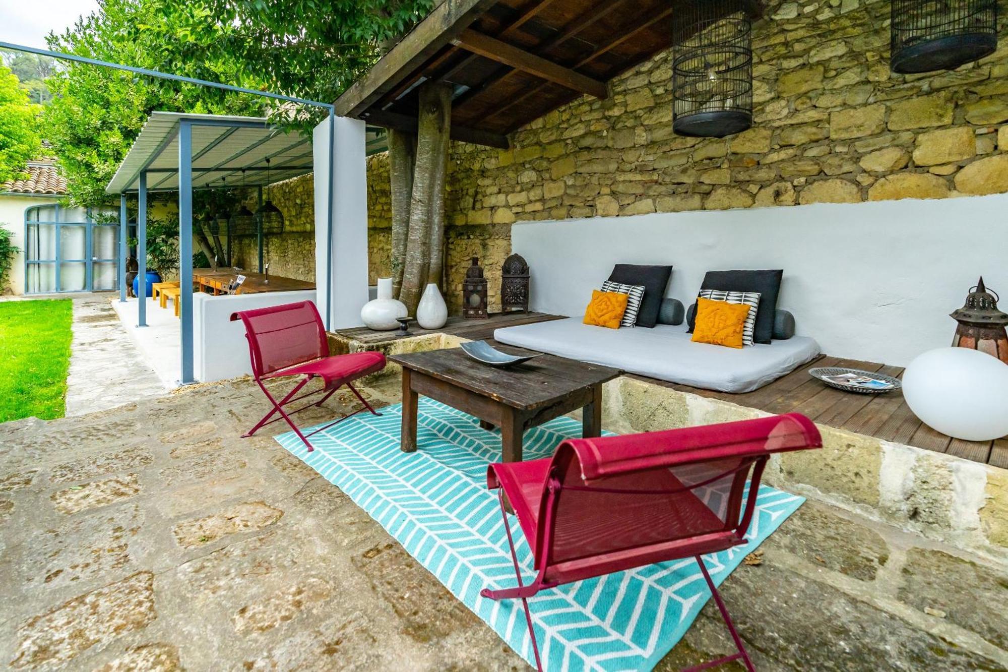 Mas Bleu Villa Sommières Exterior foto