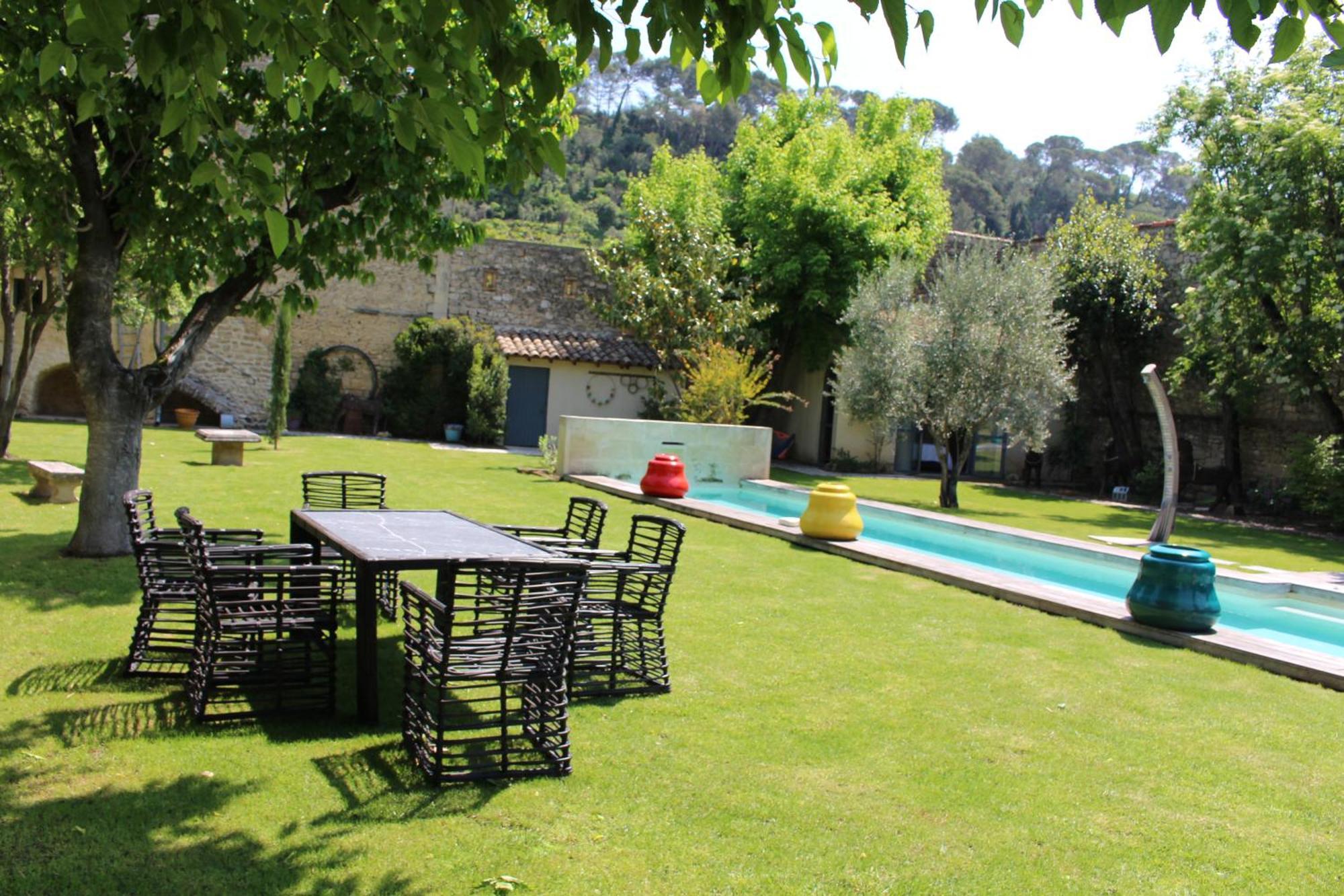 Mas Bleu Villa Sommières Exterior foto