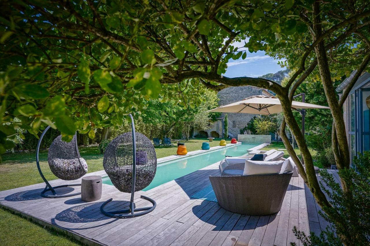 Mas Bleu Villa Sommières Exterior foto
