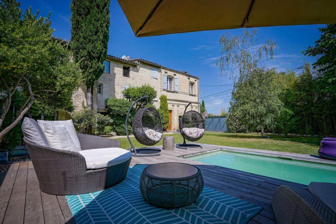 Mas Bleu Villa Sommières Exterior foto