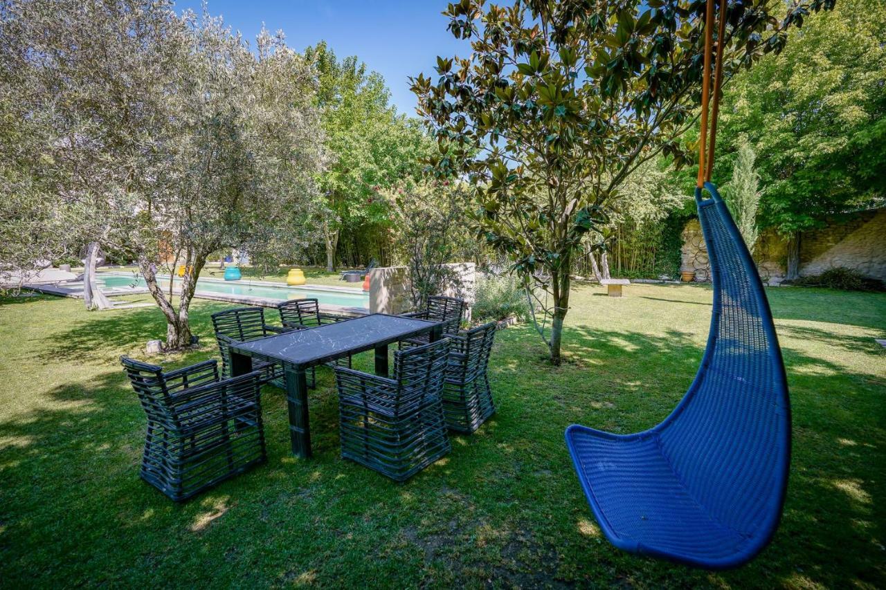 Mas Bleu Villa Sommières Exterior foto