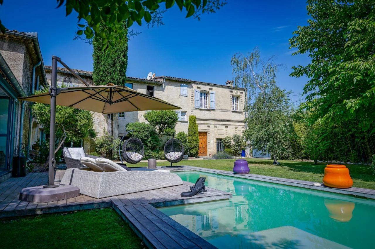 Mas Bleu Villa Sommières Exterior foto